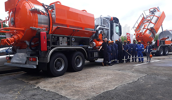 industrial tank truck